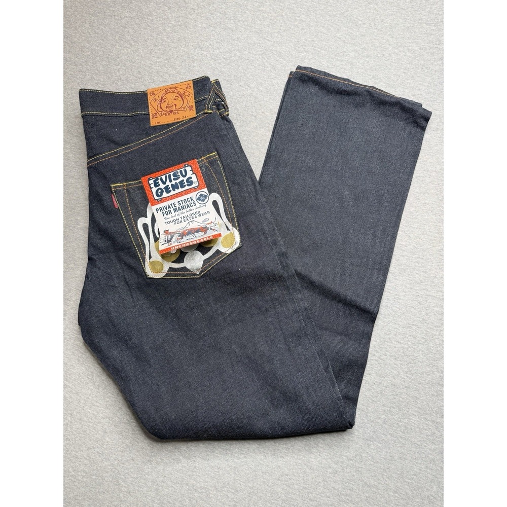 New With Tags Evisu‎ Jeans Vintage Dead Stock Size 34 Buttonfly